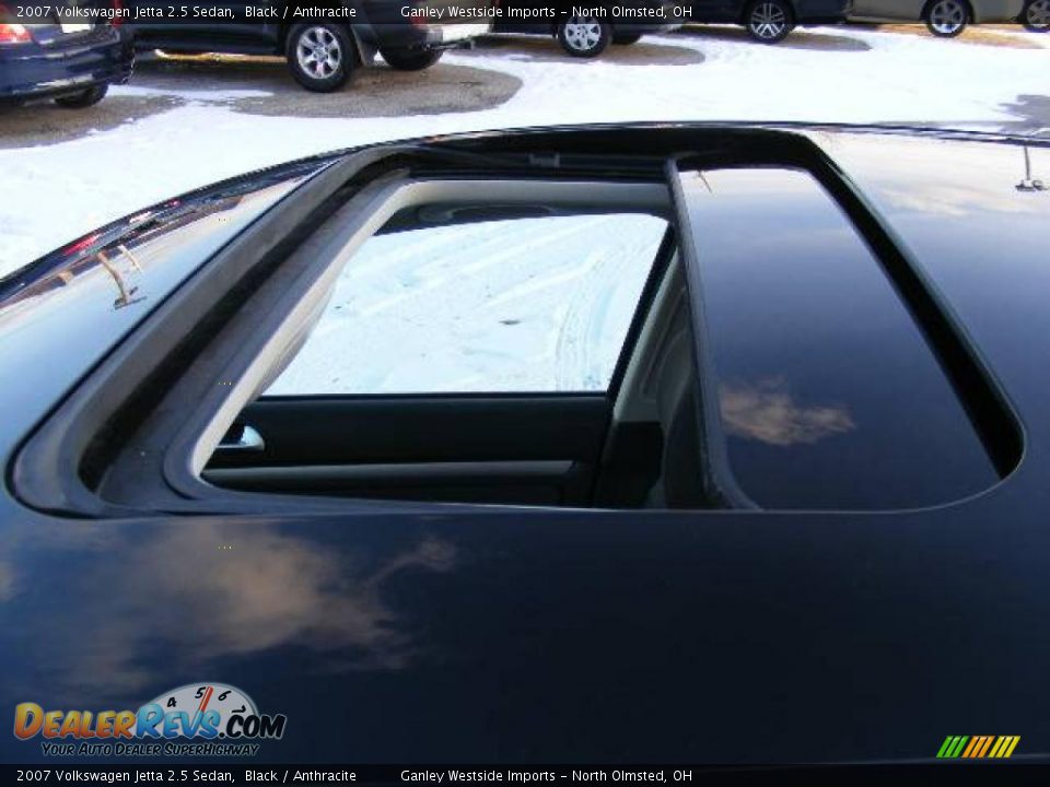 2007 Volkswagen Jetta 2.5 Sedan Black / Anthracite Photo #20
