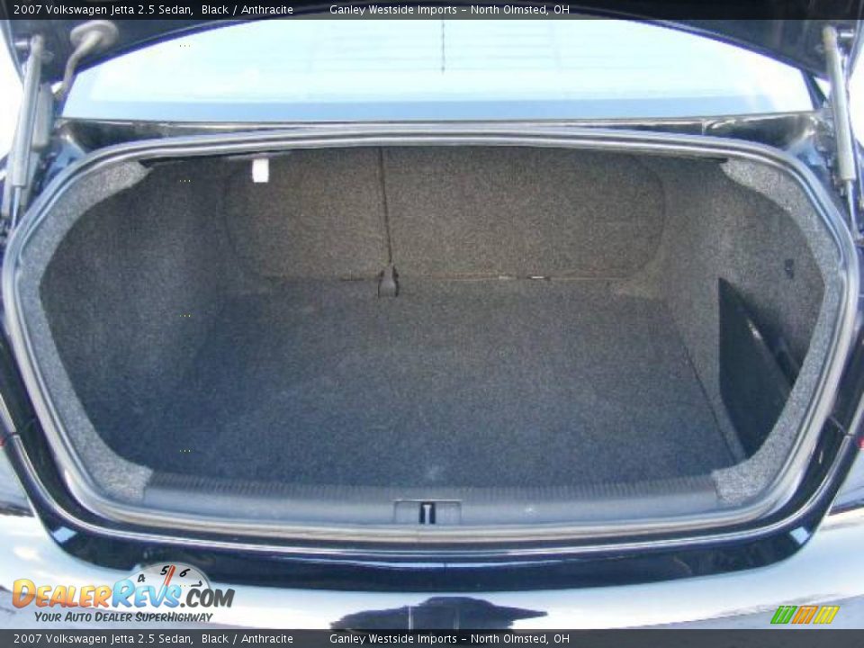 2007 Volkswagen Jetta 2.5 Sedan Black / Anthracite Photo #21