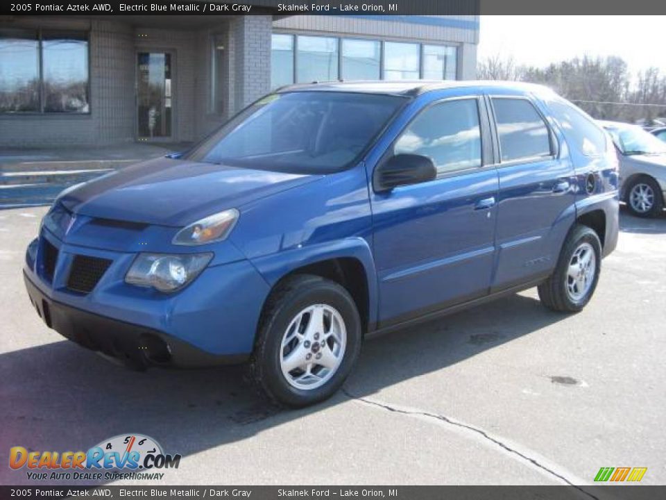 2005 Pontiac Aztek AWD Electric Blue Metallic / Dark Gray Photo #2