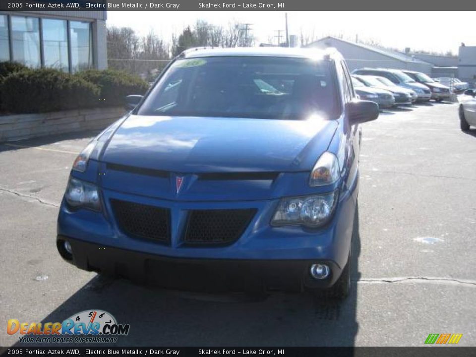2005 Pontiac Aztek AWD Electric Blue Metallic / Dark Gray Photo #3