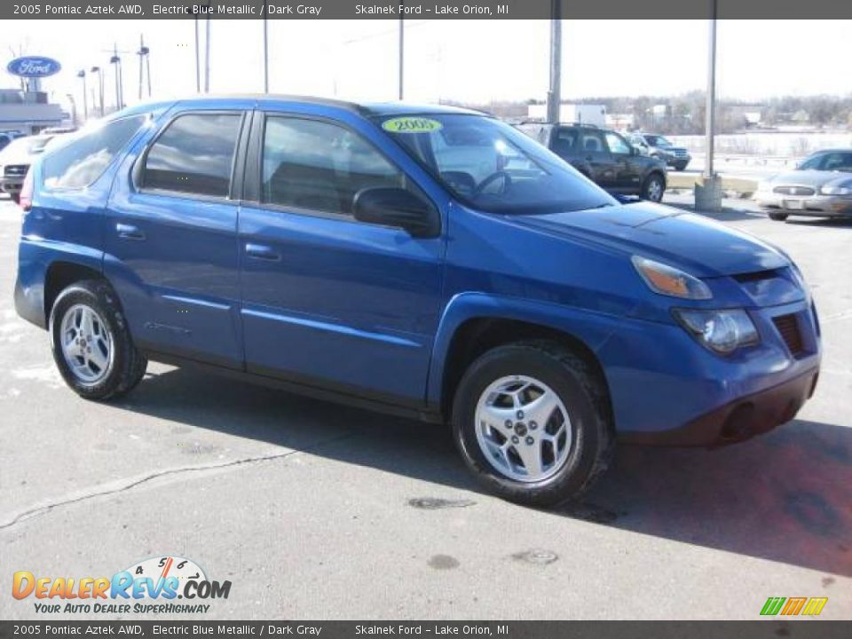 2005 Pontiac Aztek AWD Electric Blue Metallic / Dark Gray Photo #5