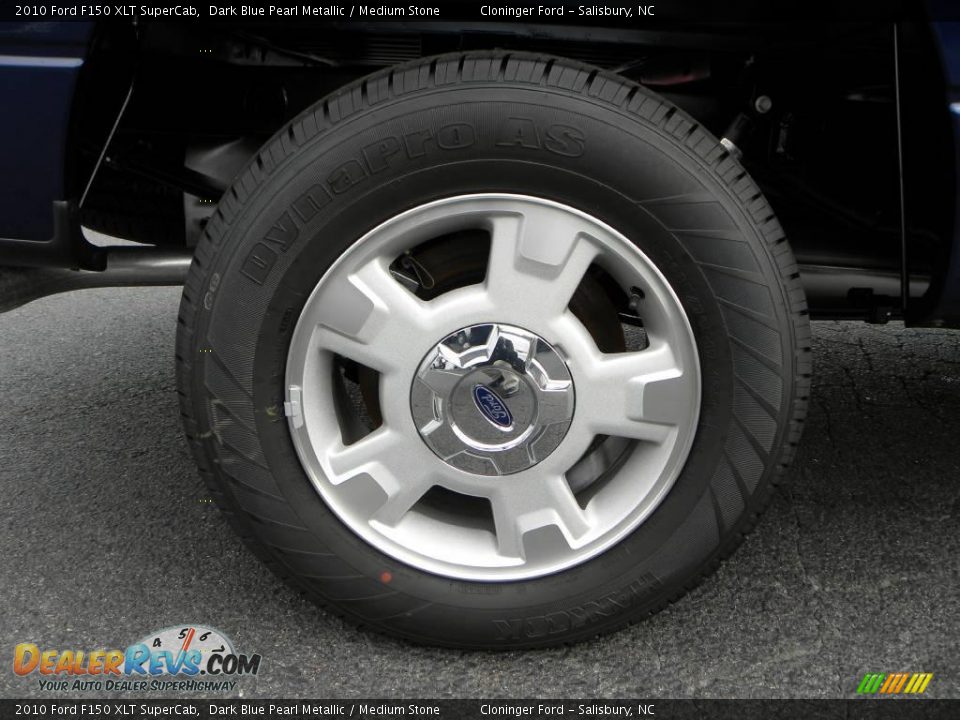 2010 Ford F150 XLT SuperCab Dark Blue Pearl Metallic / Medium Stone Photo #15