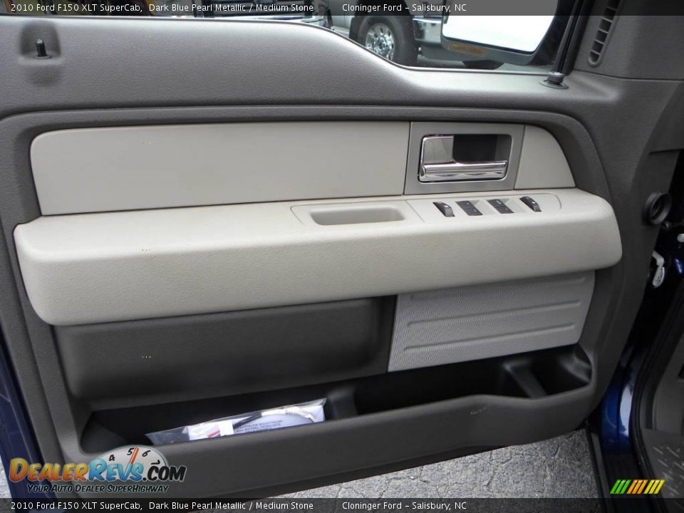2010 Ford F150 XLT SuperCab Dark Blue Pearl Metallic / Medium Stone Photo #16