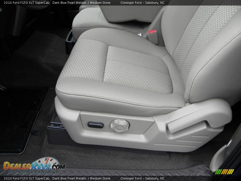 2010 Ford F150 XLT SuperCab Dark Blue Pearl Metallic / Medium Stone Photo #17