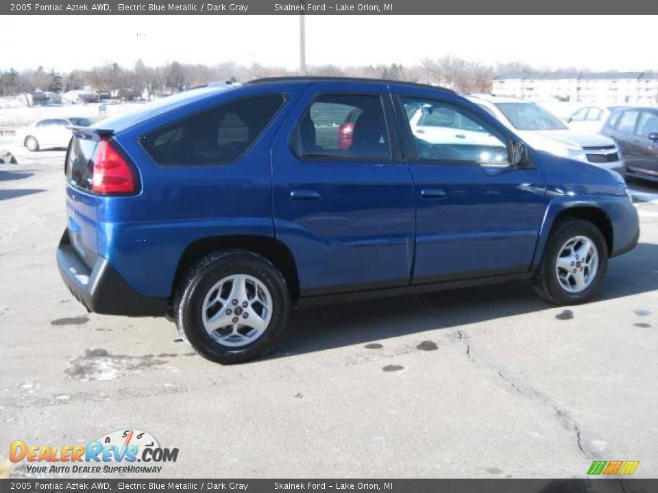 2005 Pontiac Aztek AWD Electric Blue Metallic / Dark Gray Photo #7