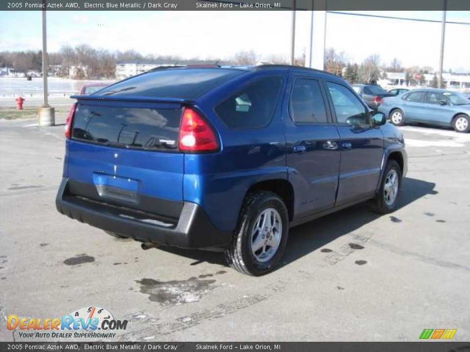 2005 Pontiac Aztek AWD Electric Blue Metallic / Dark Gray Photo #8