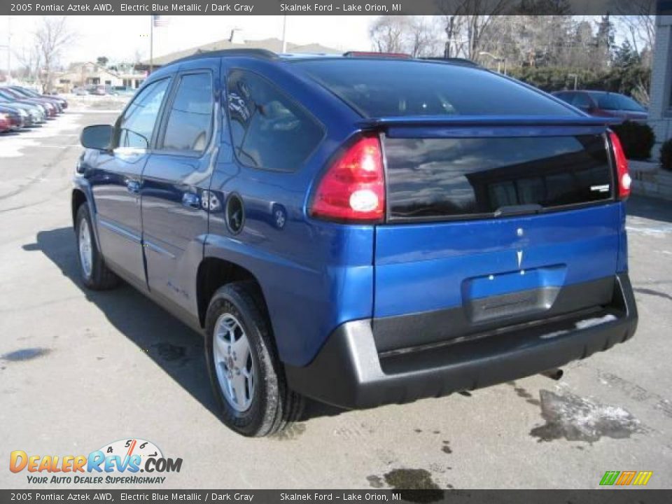 2005 Pontiac Aztek AWD Electric Blue Metallic / Dark Gray Photo #10