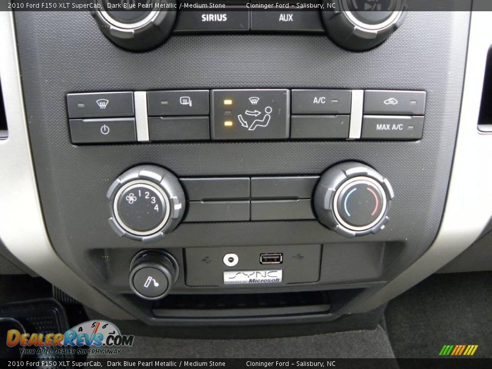 2010 Ford F150 XLT SuperCab Dark Blue Pearl Metallic / Medium Stone Photo #21