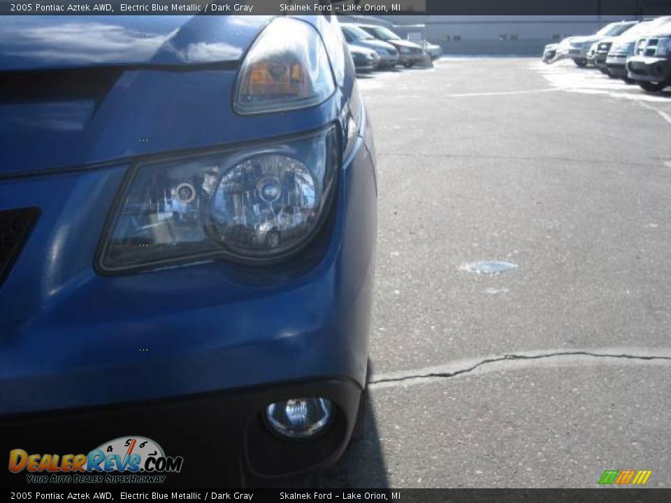 2005 Pontiac Aztek AWD Electric Blue Metallic / Dark Gray Photo #17