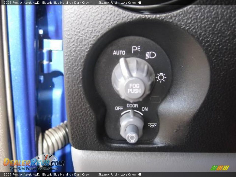 2005 Pontiac Aztek AWD Electric Blue Metallic / Dark Gray Photo #25