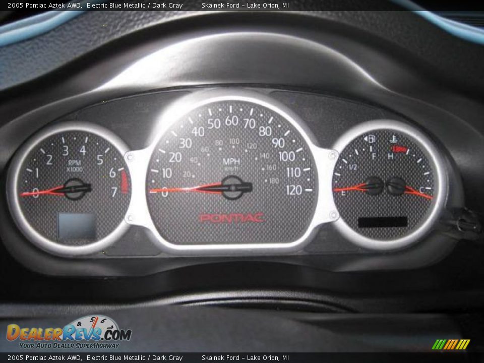 2005 Pontiac Aztek AWD Electric Blue Metallic / Dark Gray Photo #26