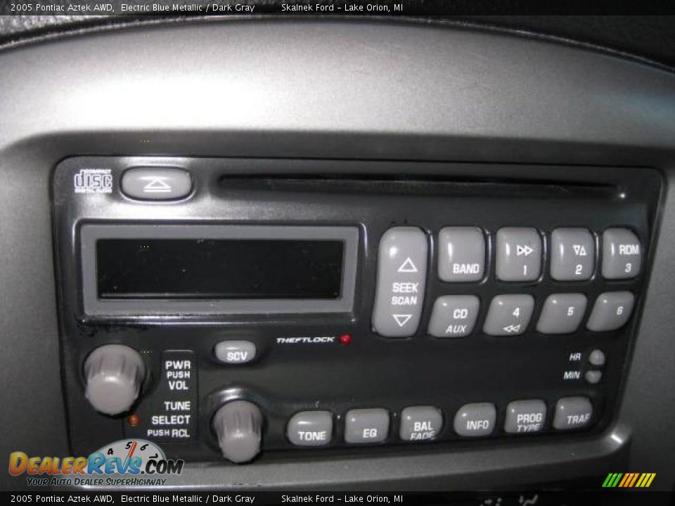 2005 Pontiac Aztek AWD Electric Blue Metallic / Dark Gray Photo #28