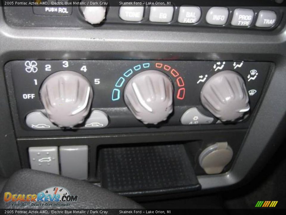 2005 Pontiac Aztek AWD Electric Blue Metallic / Dark Gray Photo #30