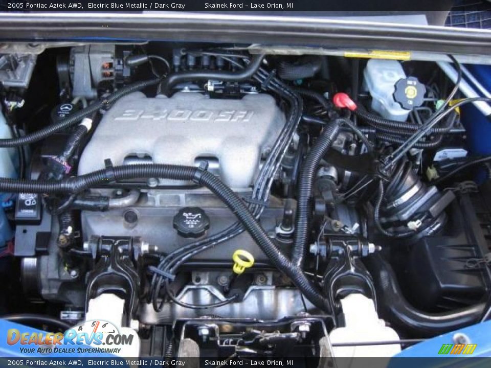 2005 Pontiac Aztek AWD Electric Blue Metallic / Dark Gray Photo #33
