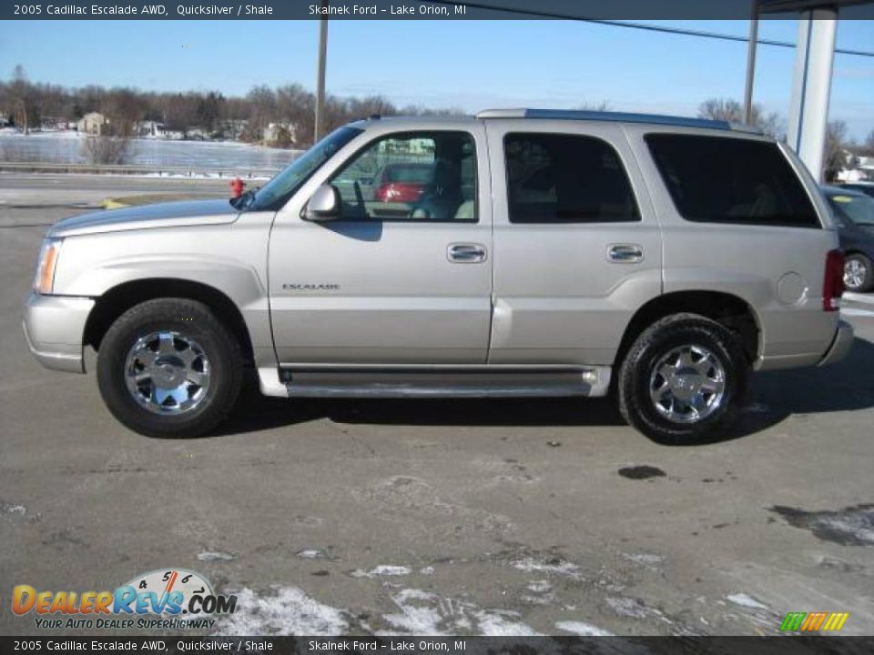 2005 Cadillac Escalade AWD Quicksilver / Shale Photo #8