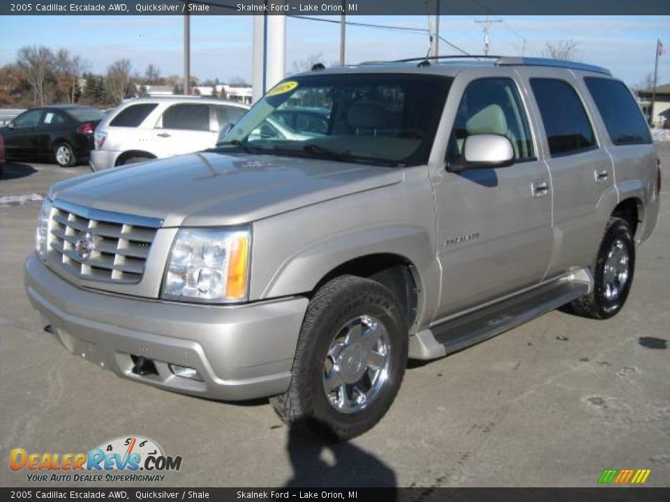 2005 Cadillac Escalade AWD Quicksilver / Shale Photo #9
