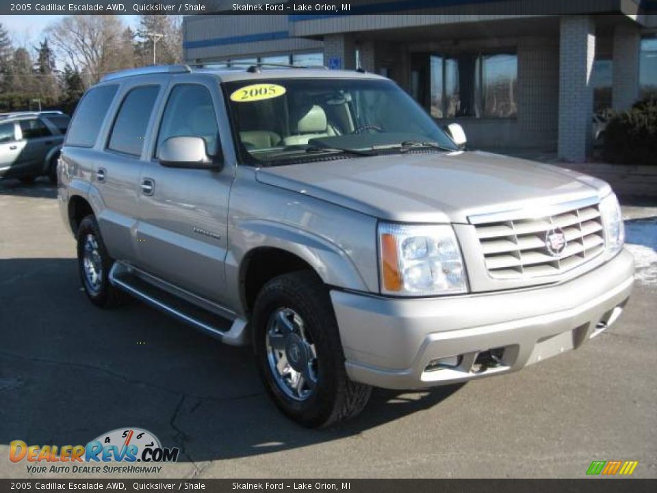 2005 Cadillac Escalade AWD Quicksilver / Shale Photo #11