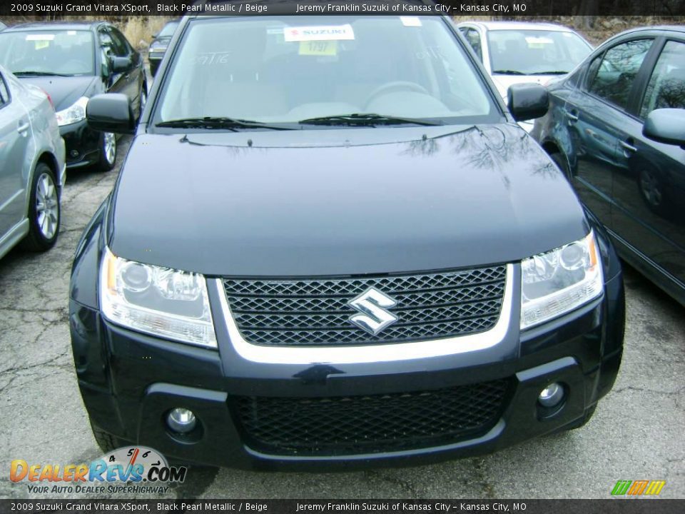 2009 Suzuki Grand Vitara XSport Black Pearl Metallic / Beige Photo #2