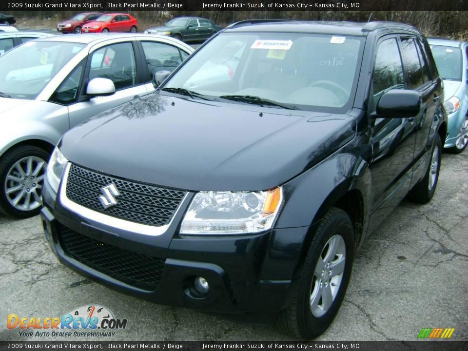 2009 Suzuki Grand Vitara XSport Black Pearl Metallic / Beige Photo #3