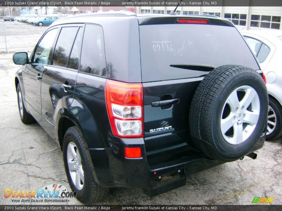 2009 Suzuki Grand Vitara XSport Black Pearl Metallic / Beige Photo #4