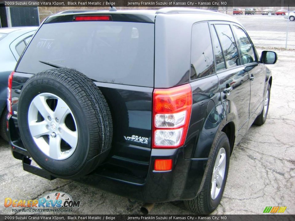 2009 Suzuki Grand Vitara XSport Black Pearl Metallic / Beige Photo #5