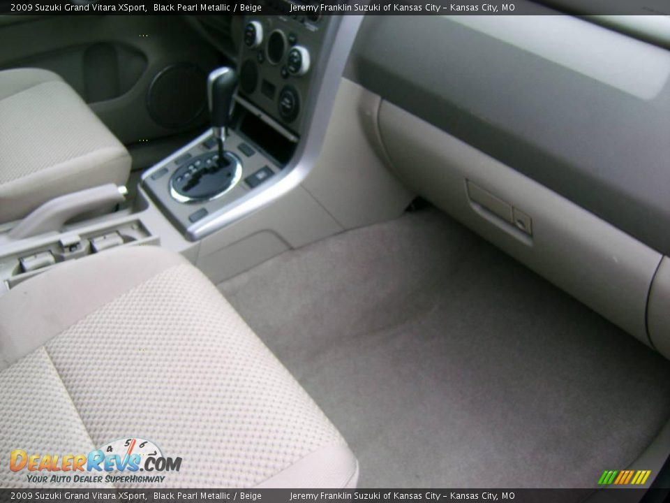 2009 Suzuki Grand Vitara XSport Black Pearl Metallic / Beige Photo #6