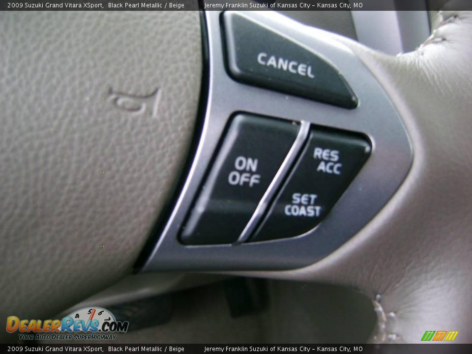 2009 Suzuki Grand Vitara XSport Black Pearl Metallic / Beige Photo #12