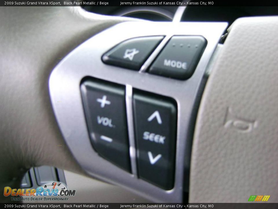 2009 Suzuki Grand Vitara XSport Black Pearl Metallic / Beige Photo #13