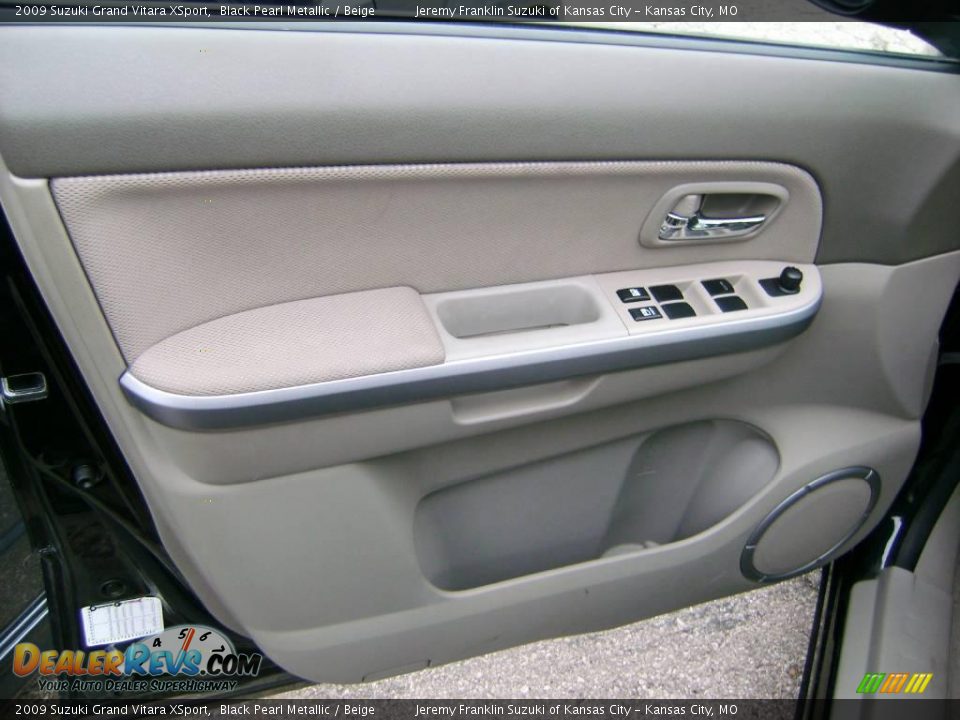 2009 Suzuki Grand Vitara XSport Black Pearl Metallic / Beige Photo #14