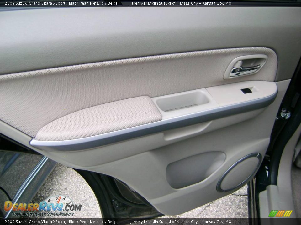2009 Suzuki Grand Vitara XSport Black Pearl Metallic / Beige Photo #16
