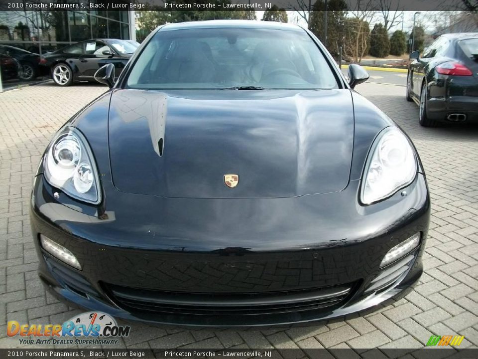 2010 Porsche Panamera S Black / Luxor Beige Photo #2