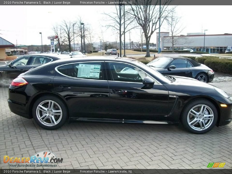 2010 Porsche Panamera S Black / Luxor Beige Photo #4