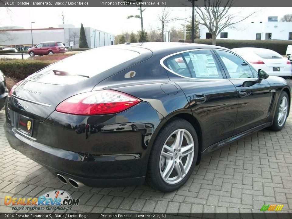 2010 Porsche Panamera S Black / Luxor Beige Photo #5