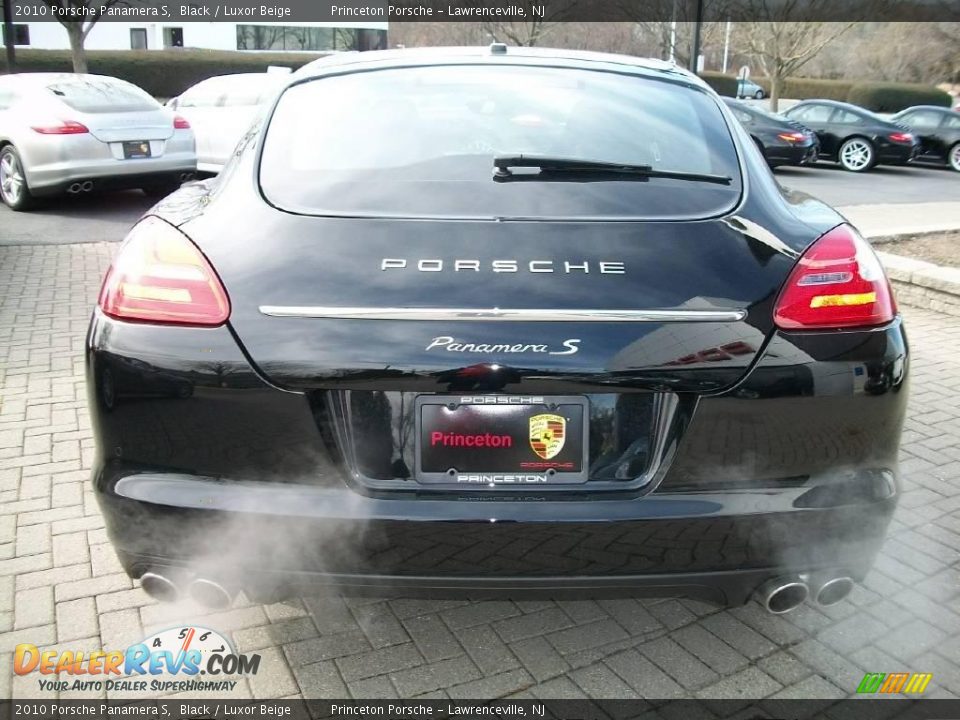 2010 Porsche Panamera S Black / Luxor Beige Photo #6