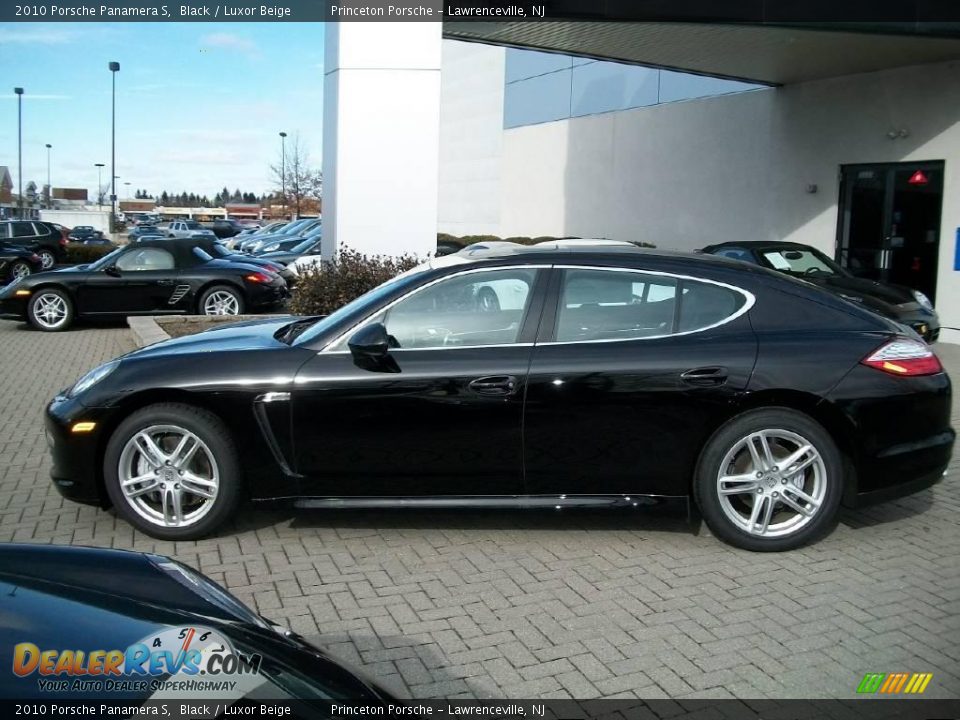 2010 Porsche Panamera S Black / Luxor Beige Photo #8