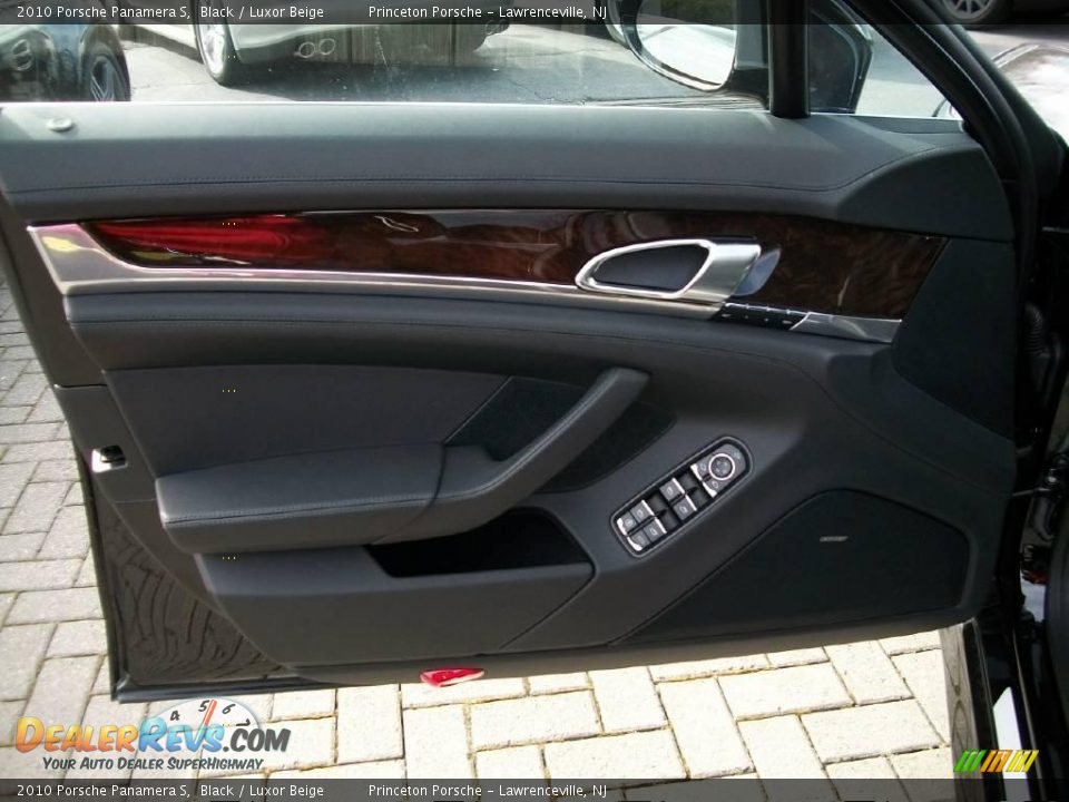2010 Porsche Panamera S Black / Luxor Beige Photo #9