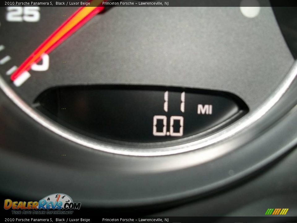 2010 Porsche Panamera S Black / Luxor Beige Photo #18