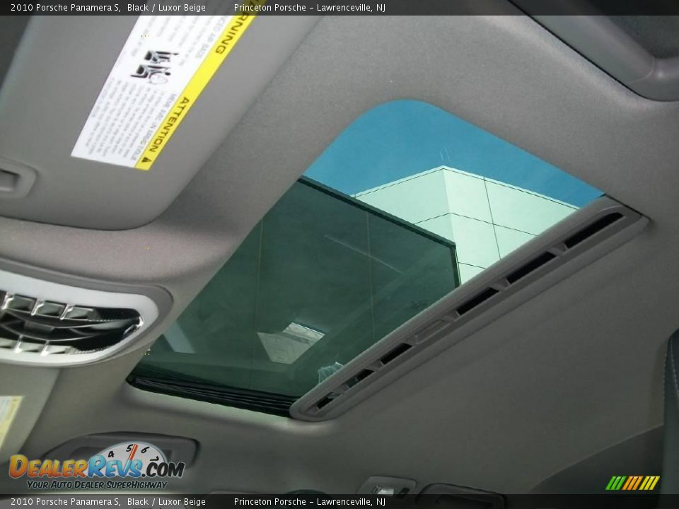 2010 Porsche Panamera S Black / Luxor Beige Photo #21