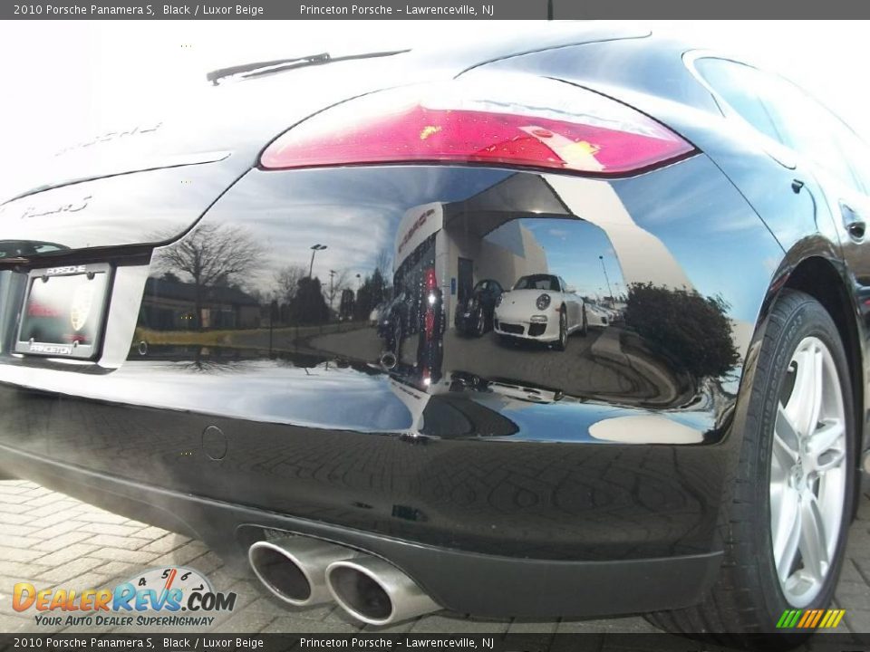 2010 Porsche Panamera S Black / Luxor Beige Photo #23