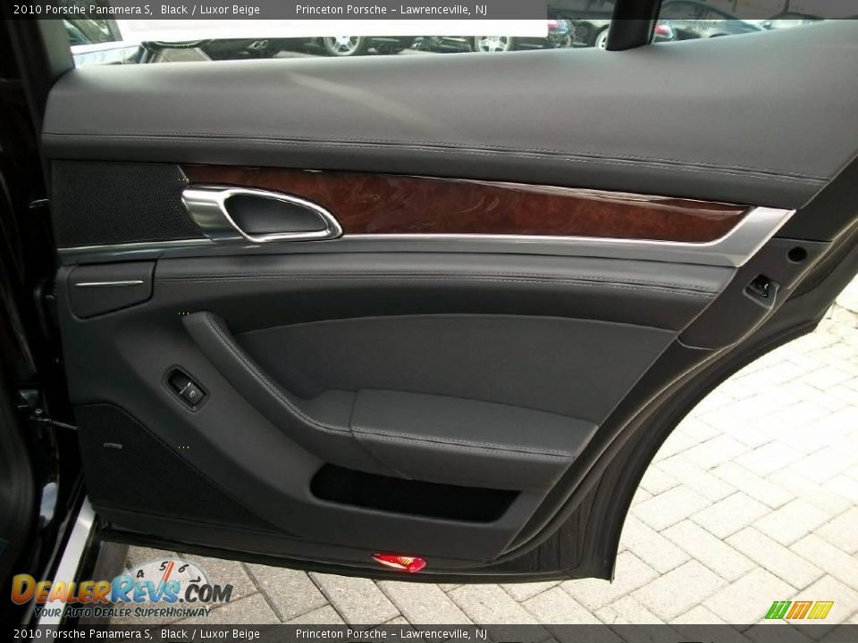 2010 Porsche Panamera S Black / Luxor Beige Photo #24