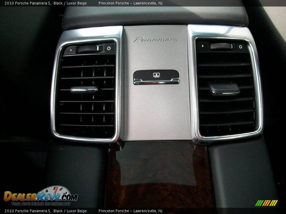 2010 Porsche Panamera S Black / Luxor Beige Photo #26