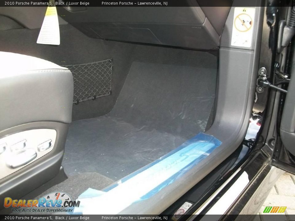 2010 Porsche Panamera S Black / Luxor Beige Photo #29
