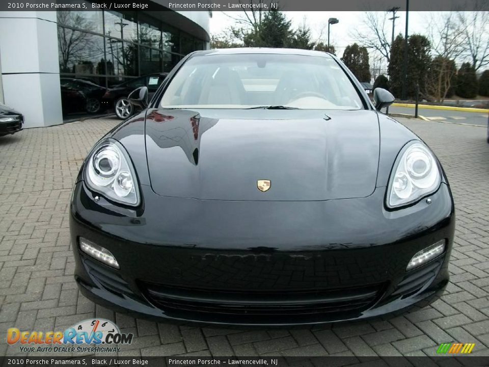 2010 Porsche Panamera S Black / Luxor Beige Photo #2