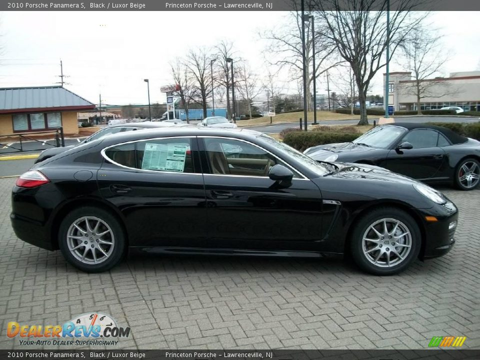2010 Porsche Panamera S Black / Luxor Beige Photo #4