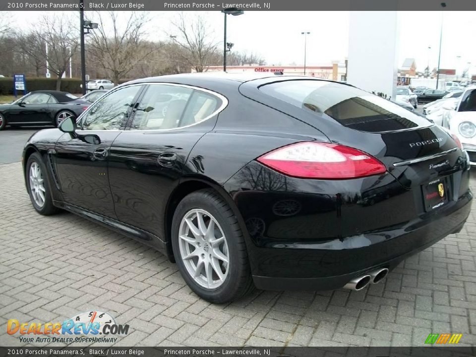 2010 Porsche Panamera S Black / Luxor Beige Photo #7