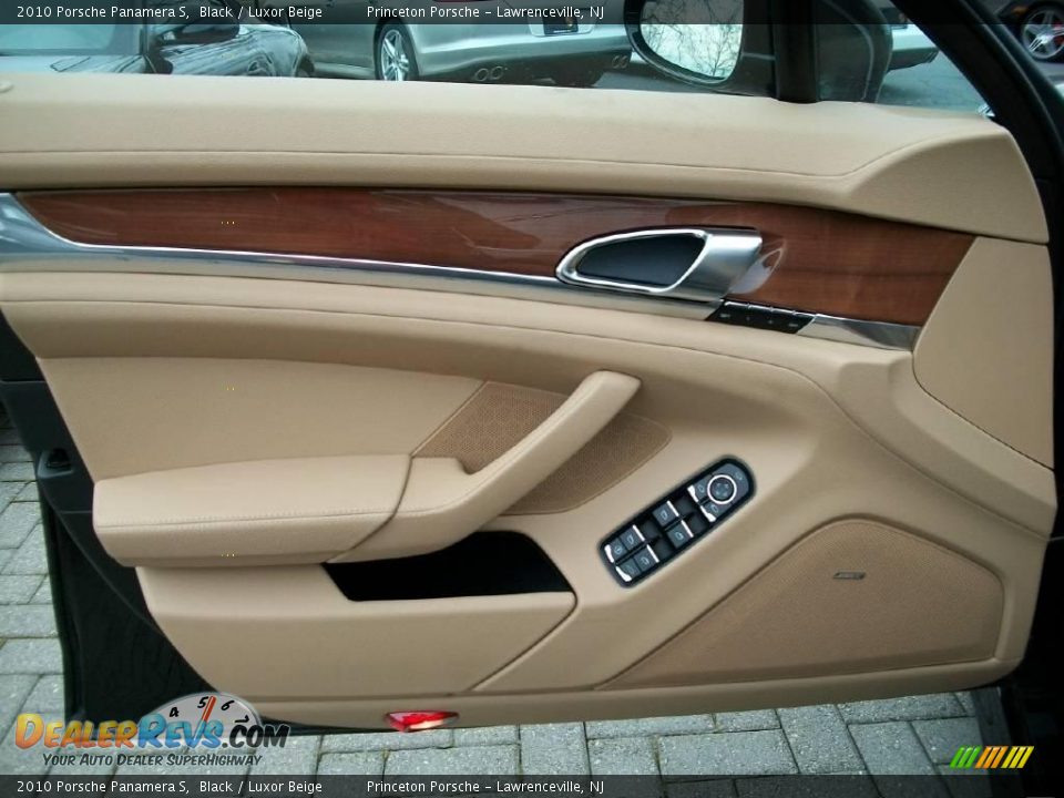 2010 Porsche Panamera S Black / Luxor Beige Photo #9