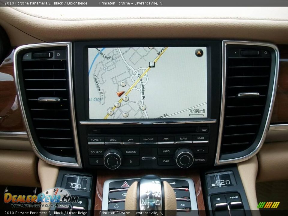 2010 Porsche Panamera S Black / Luxor Beige Photo #18