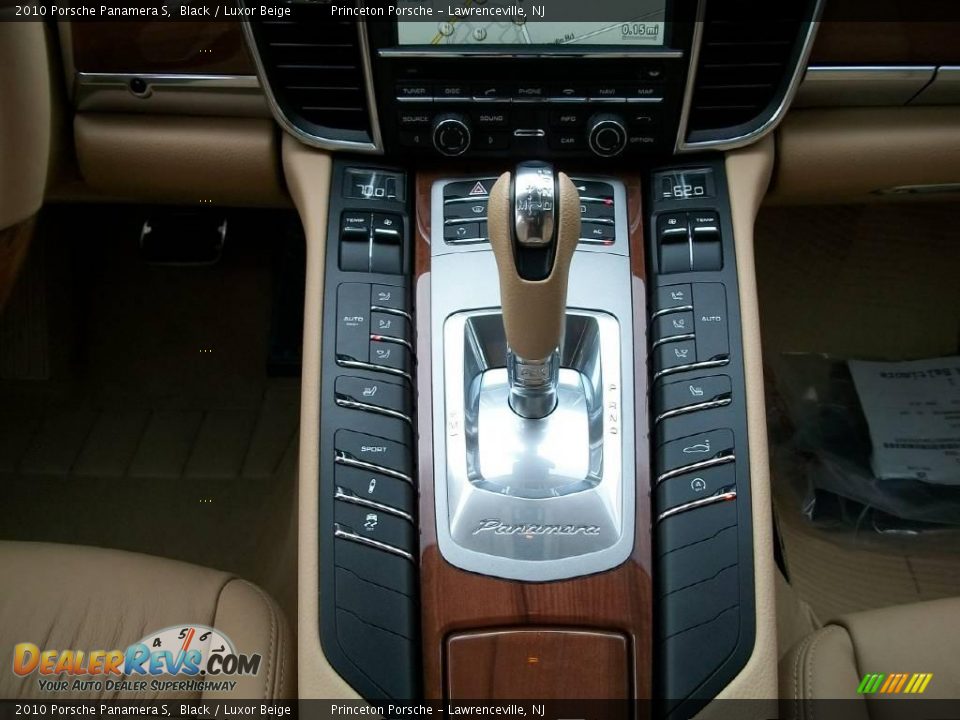 2010 Porsche Panamera S Black / Luxor Beige Photo #19