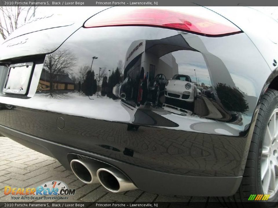 2010 Porsche Panamera S Black / Luxor Beige Photo #21