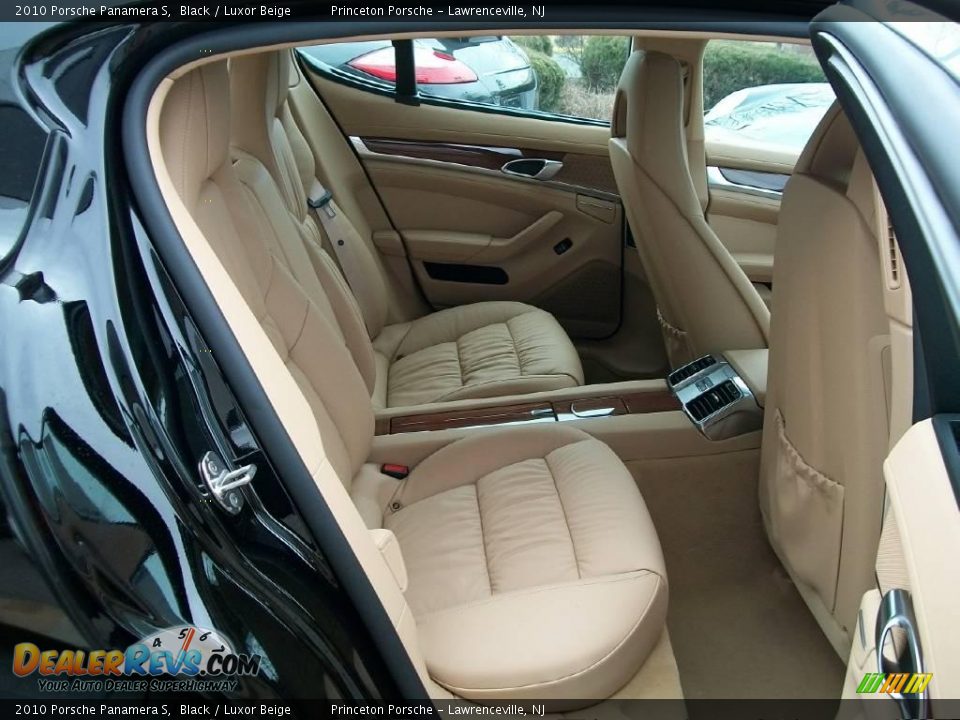 2010 Porsche Panamera S Black / Luxor Beige Photo #23